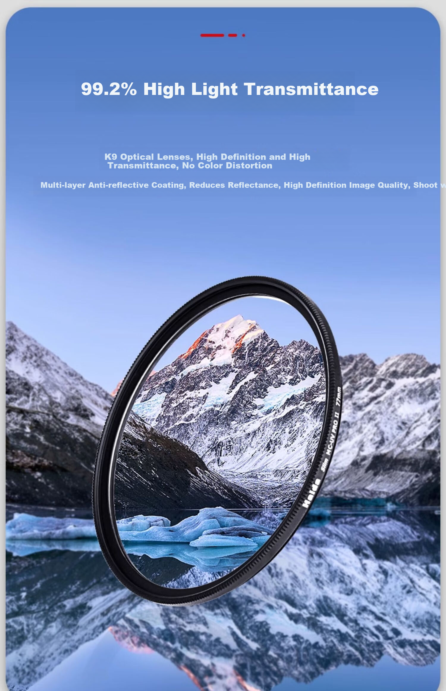 Haida UV Filter 49mm, Nano Double-Sided Multi-Layer Coating, Scratch-Resistant And Shockproof Protective Lens, Suitable for Canon, Nikon, Sony, Fuji And Other DSLR And Mirrorless Camera Lenses 11