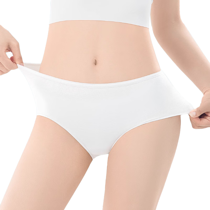 MiiOW Disposable Women's Underwear 100% Cotton Daily Sterilized No-Wash Maternity Menstrual Travel 5-Pack