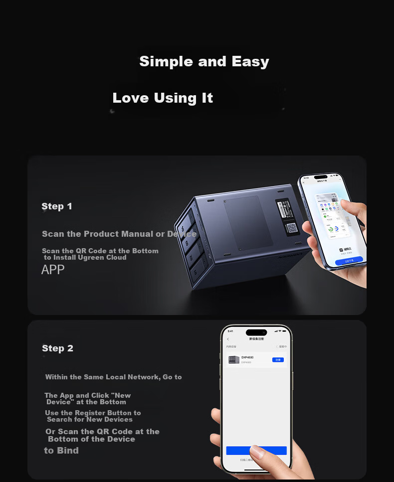 UGREEN Private Cloud DXP4800 Plus 8GB RAM 8TB 4-Bay NAS Network Storage Personal Cloud Hard Drive Home Server 10GbE Port Mobile Tablet Expansion 53