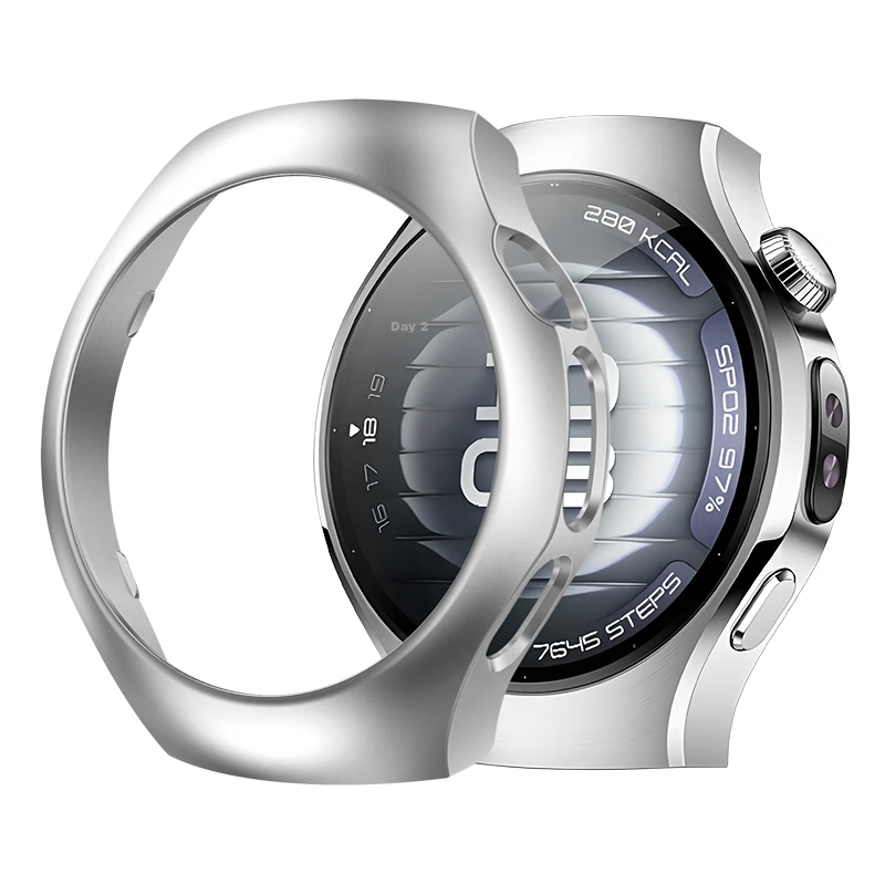Weiqiantu Huawei WATCH 5 42mm Protective Case Hollow Cover Silver 1