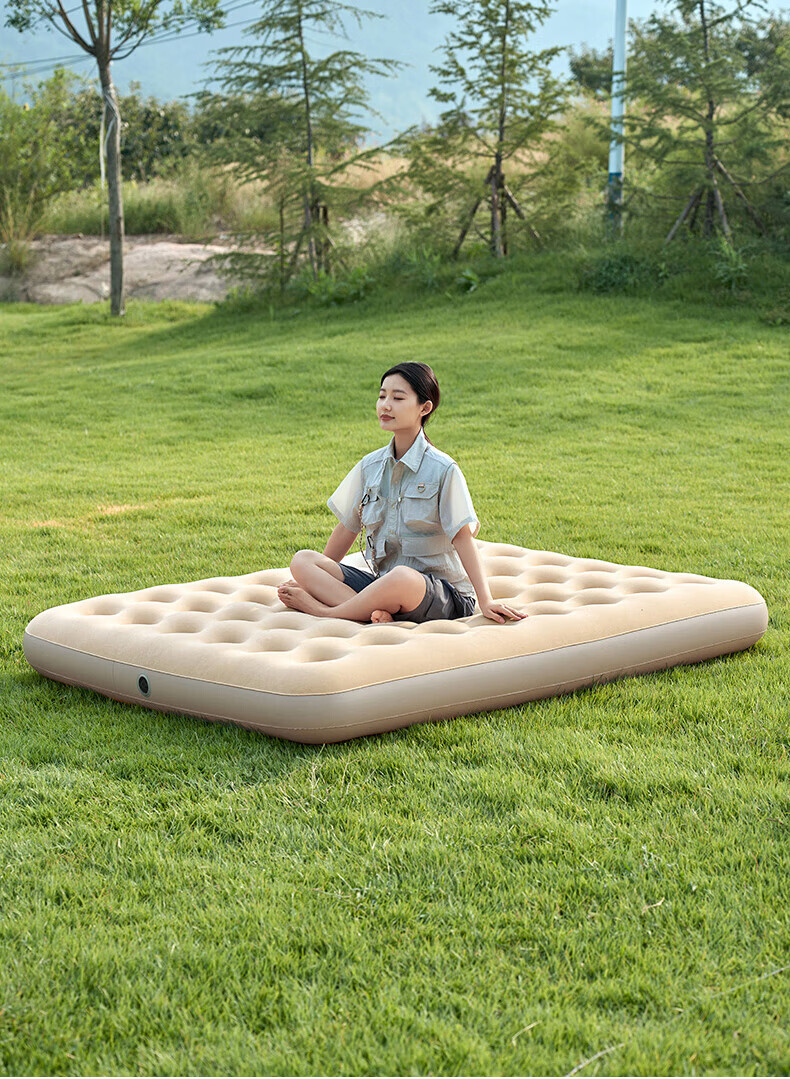 Huihecheng Car Inflatable Air Mattress Automatic Air Pump Camping Outdoor Double Tent Air Bed Home Use Pad 19