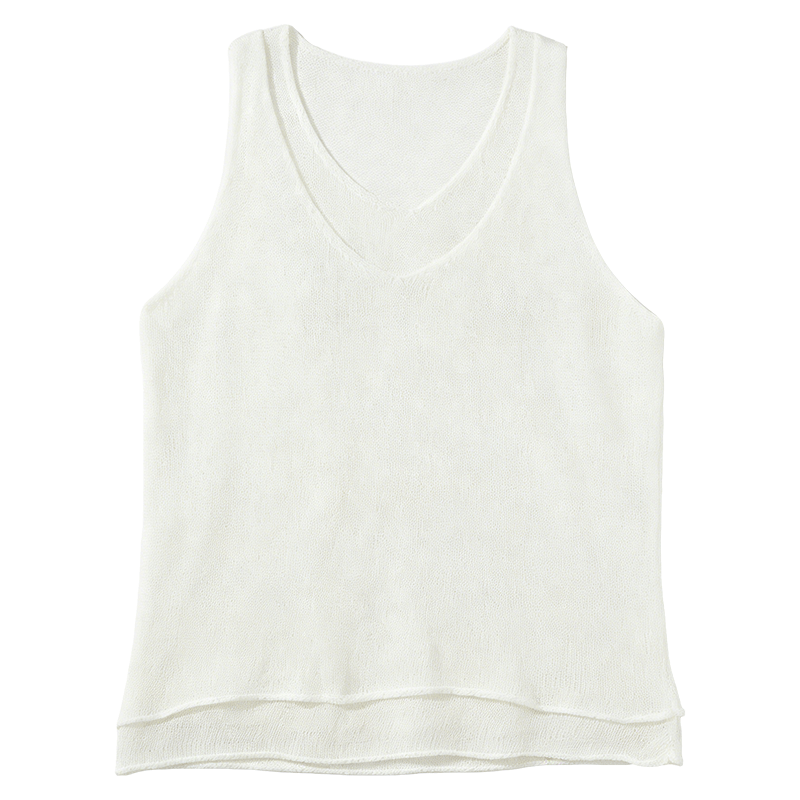 ENC Korean Style Colorblock Vest Women's Niche Strap Summer 2026 New Comfortable Breathable Simple Versatile Sleeveless Top