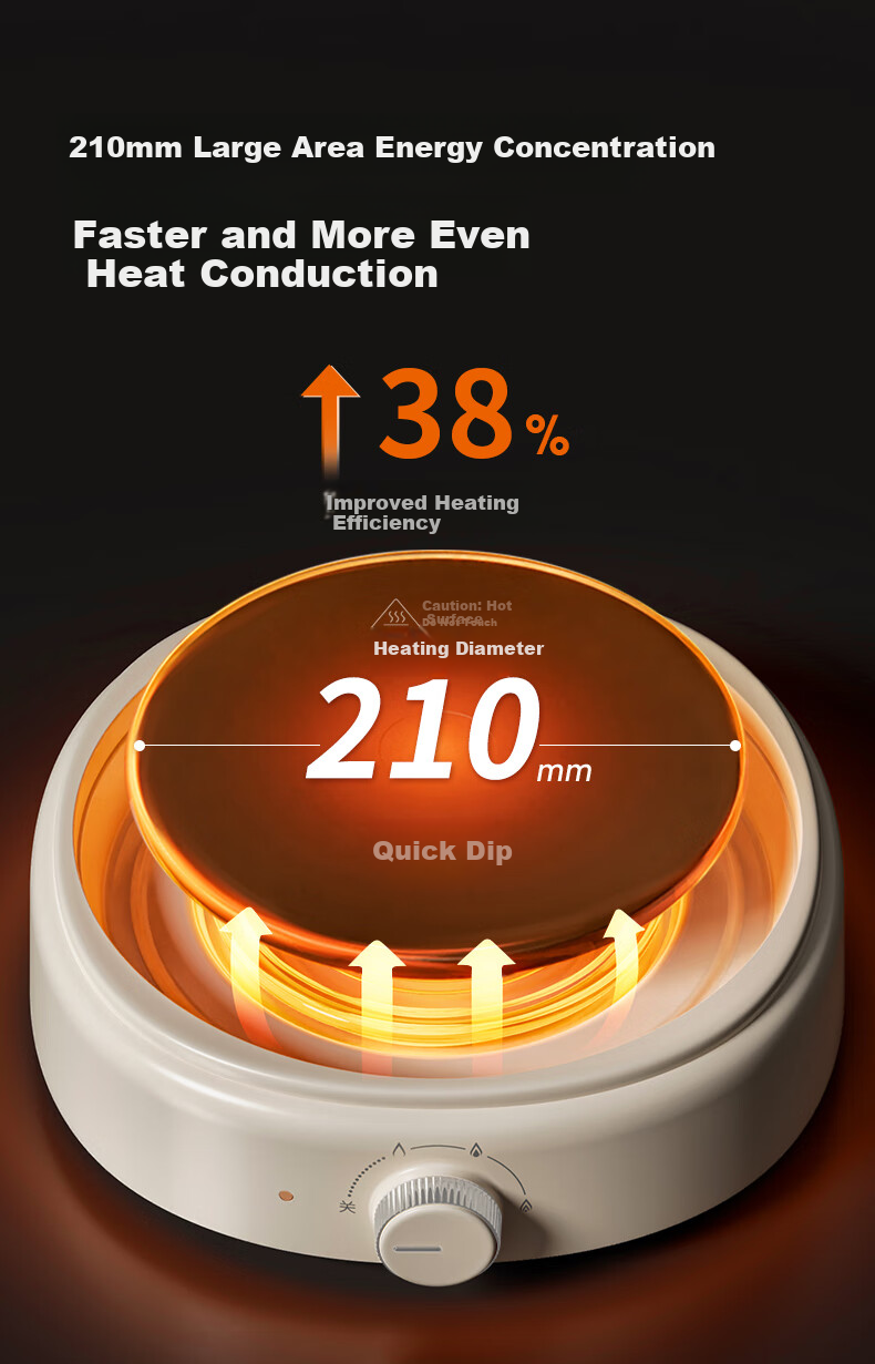 Joyoung ZMD Safety Series Electric Hot Pot IH Heating Multifunctional Cooker 2200W Power Electric Cooking Pot Detachable 6L Large Capacity HG60-G720 5