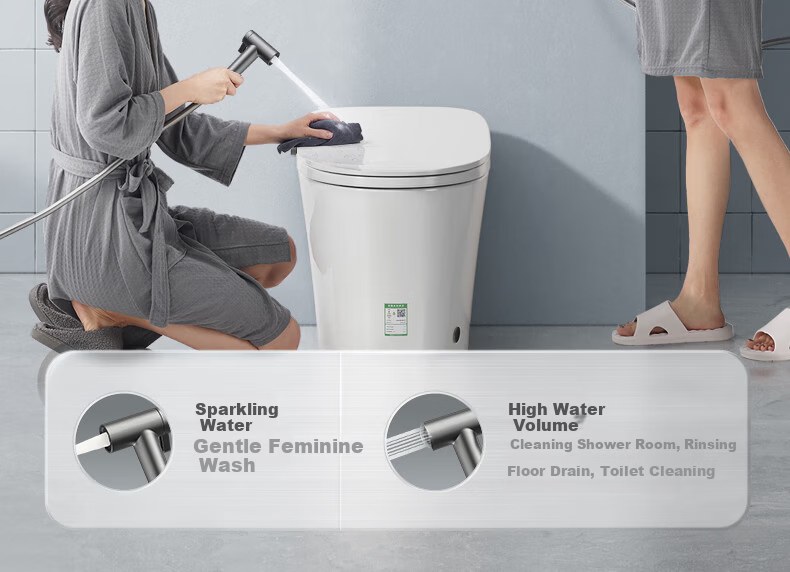 JOMOO Shower Set Gun Gray Piano Key Automatic Descaling Pure Copper Waterway Shower 36602-536/HBS-1 41
