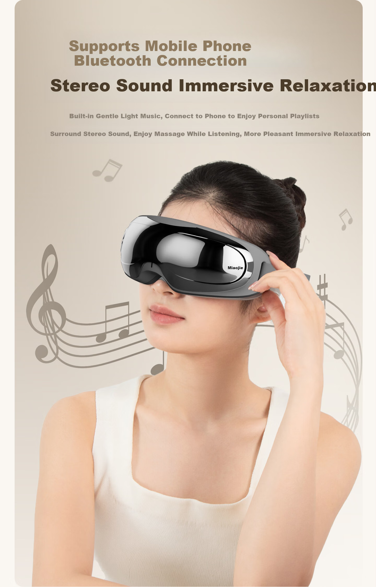 MIAOJIE [Mid-Autumn Festival Gift] Y11 Eye Massager with Temporal Air Cushion, Silent Eye Care Device to Relieve Dryness And Fatigue, Warm Heat Therapy, Gift for Parents 15