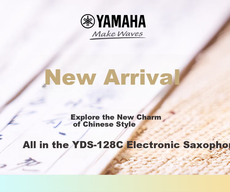 YAMAHA YDS-128C Electronic Saxophone Digital Wind Instrument Professional Imported Original + Official Standard Gift Set 1