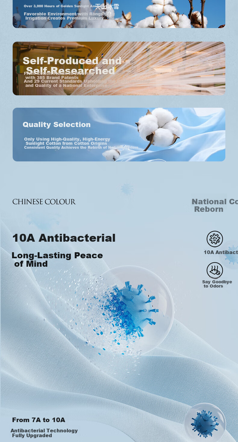 Grace Guose Xiangyun High-Energy Five Elements Bath Towel 10A Antibacterial Pure Cotton Absorbent Skin-Friendly All Cotton Bath Towel Sports Light Blue 8
