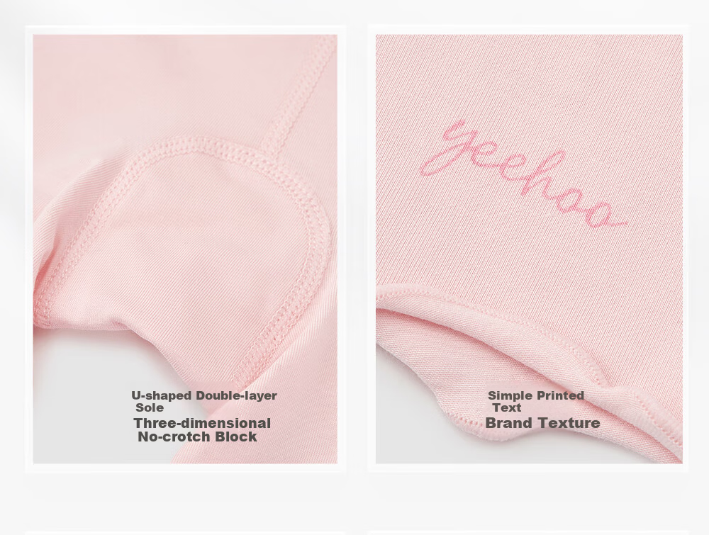 YEEHOO Girls' Safety Anti-Exposure Leggings Four-Season Underwear Boxer Briefs Antibacterial 2-Pack 4