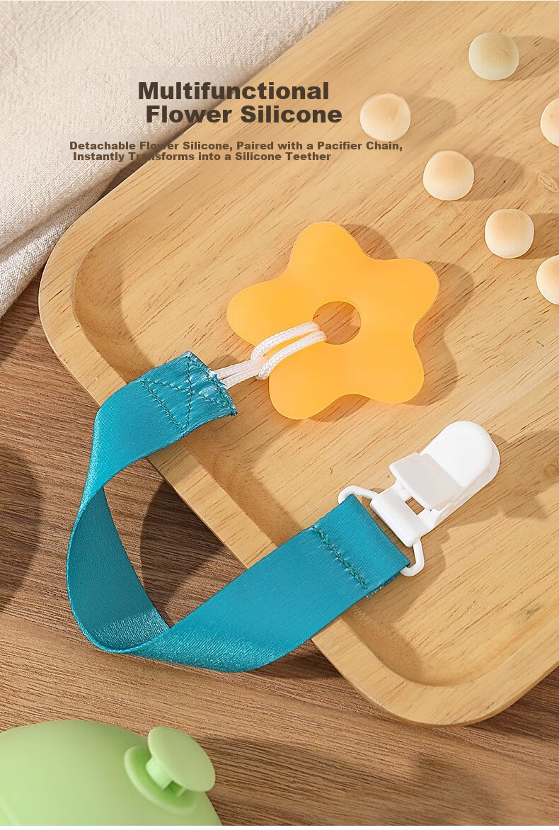 Babi Elephant PPSU Children's Water Bottle Primary School Straw Cup with Handle and Strap 360ml Peach Rabbit 9