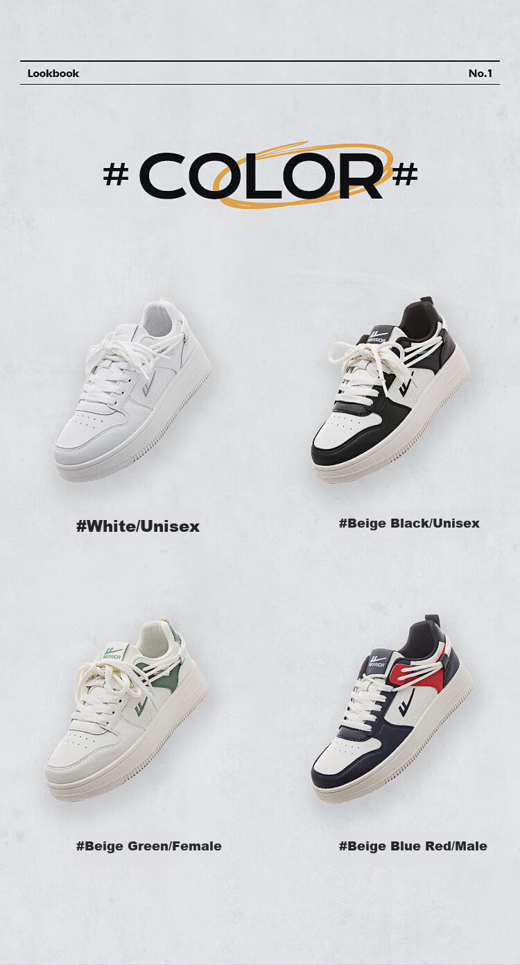 Warrior Official Women's Shoes 2026 Lightweight Fashion Breathable Sneakers Classic Versatile Shoes Women Mint Green Size 35 4