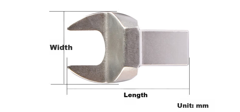 Purik 16mm Open-End Torque Wrench Accessory with Interchangeable 16mm (14*18) Open-End Head 5
