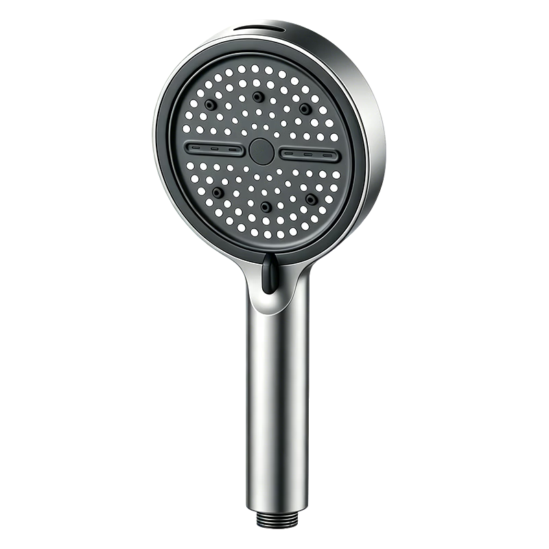 Songjing Pressurized Shower Head 13CM Large Panel Bathroom Home Six-Mode Massage Handheld Showerhead with Filter