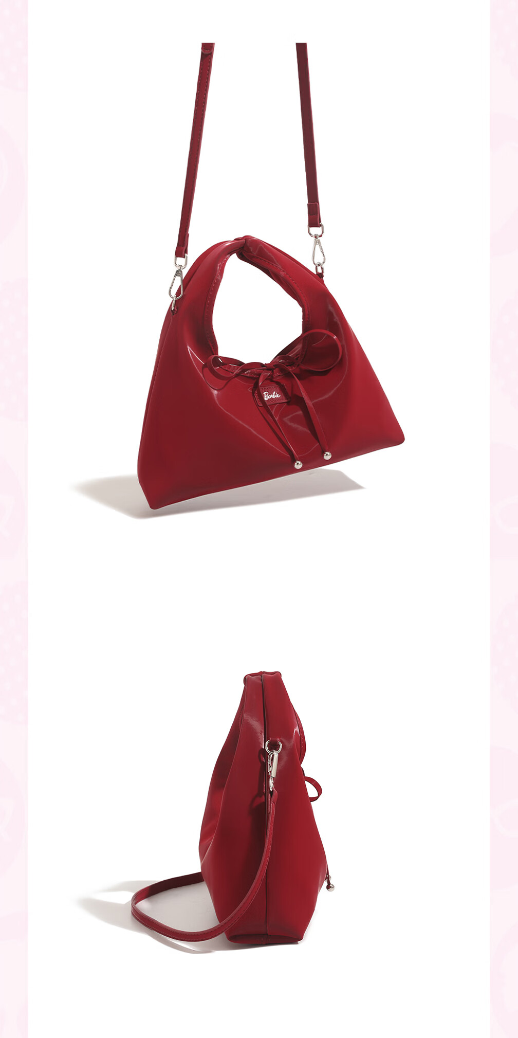 Barbie Women's Rice Ball Handbag New Crossbody Red Wedding Bag for Zodiac Year 18th Birthday Gift for Best Friend Valentine's Day 15
