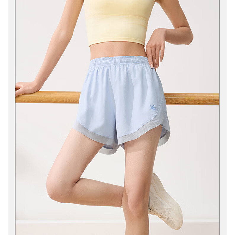 361° Women's Summer Sports Shorts Quick-Dry Sun Protection Running Ice Silk Anti-Exposure Five-Point Pants 662624702-3 7