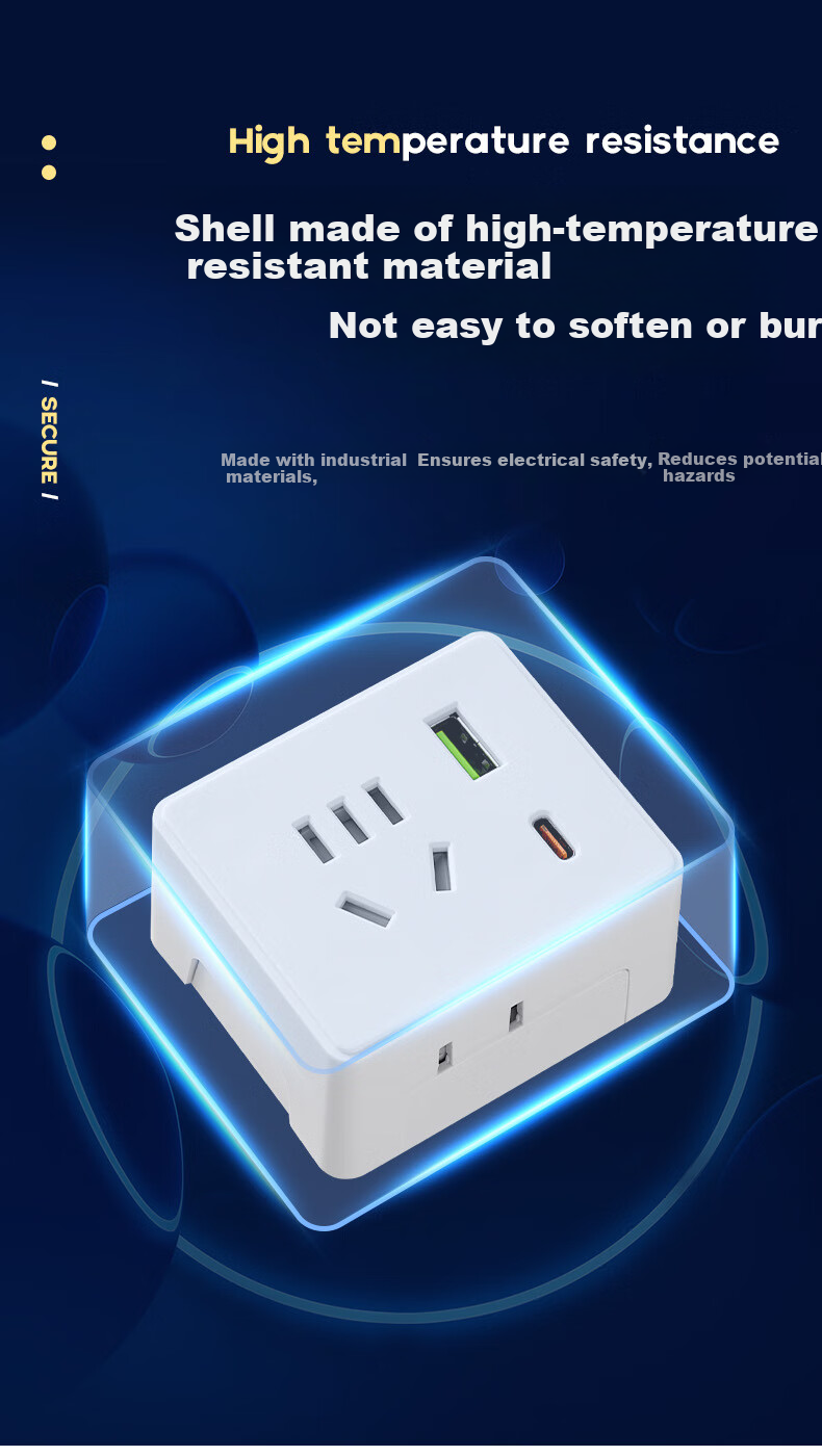 Aleleko Universal 20W Super Fast Charging Adapter with UK/HK/EU/AUS/SG/KR Plug Converters 10