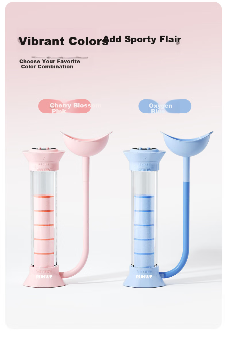Langwei Breathing Dumbbell Diaphragmatic Breathing Trainer Lung Capacity Exerciser Abs Vest Line Face Jawline Trainer 9