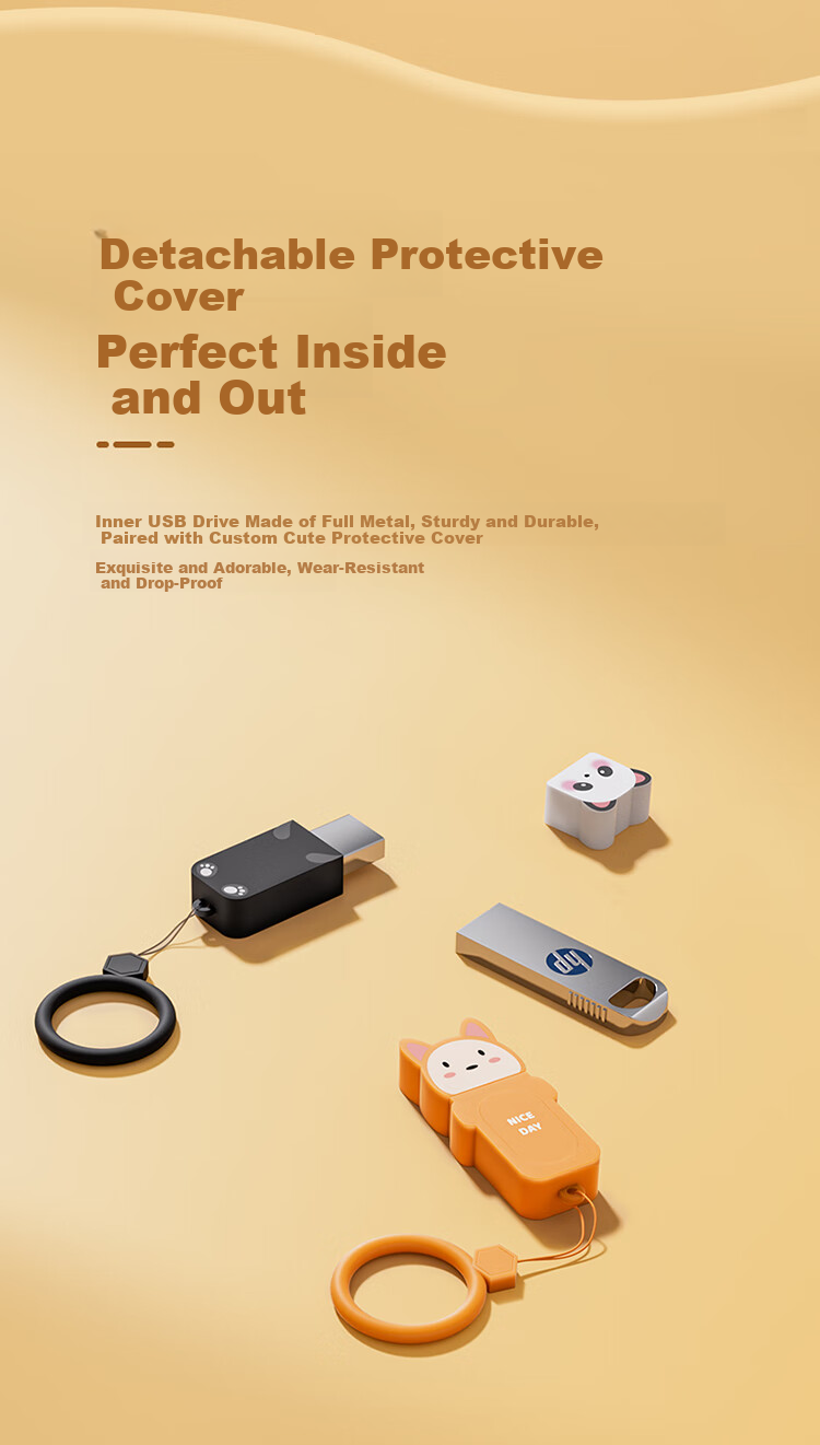 HP 128GB Dual-Interface Adorable Dog USB Flash Drive Cute Shiba Inu High-Speed Transfer Type-Cu Drive + Shiba Inu Apple Connector for Office, Students, Car, Computer And Phone 8