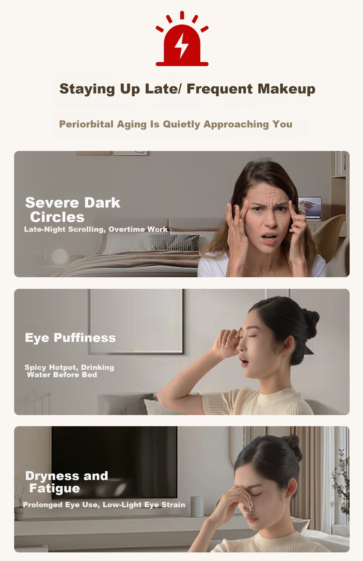 MIAOJIE [Mid-Autumn Festival Gift] Y11 Eye Massager with Temporal Air Cushion, Silent Eye Care Device to Relieve Dryness And Fatigue, Warm Heat Therapy, Gift for Parents 6