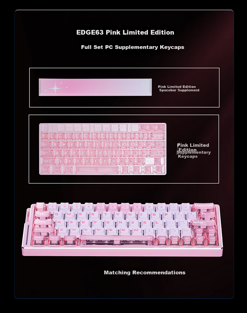 ATK LEV EDGE63 HE Leviathan Limited Edition Gaming Magnetic Switch Keyboard Customized for VALORANT, 64-Key Gaming Mechanical Keyboard Master Edition TTC Magnetic King Switch 19