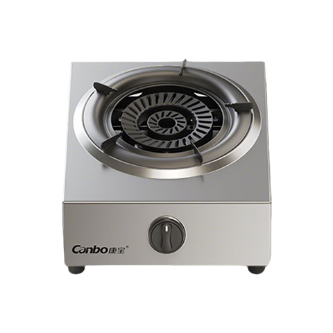 Canbo Tabletop Gas Stove Single Burner High Cost-Performance Home Natural Gas 5.0KW Powerful Flame Thickened Stainless Steel Panel Apartment Single Eye Stove ES18