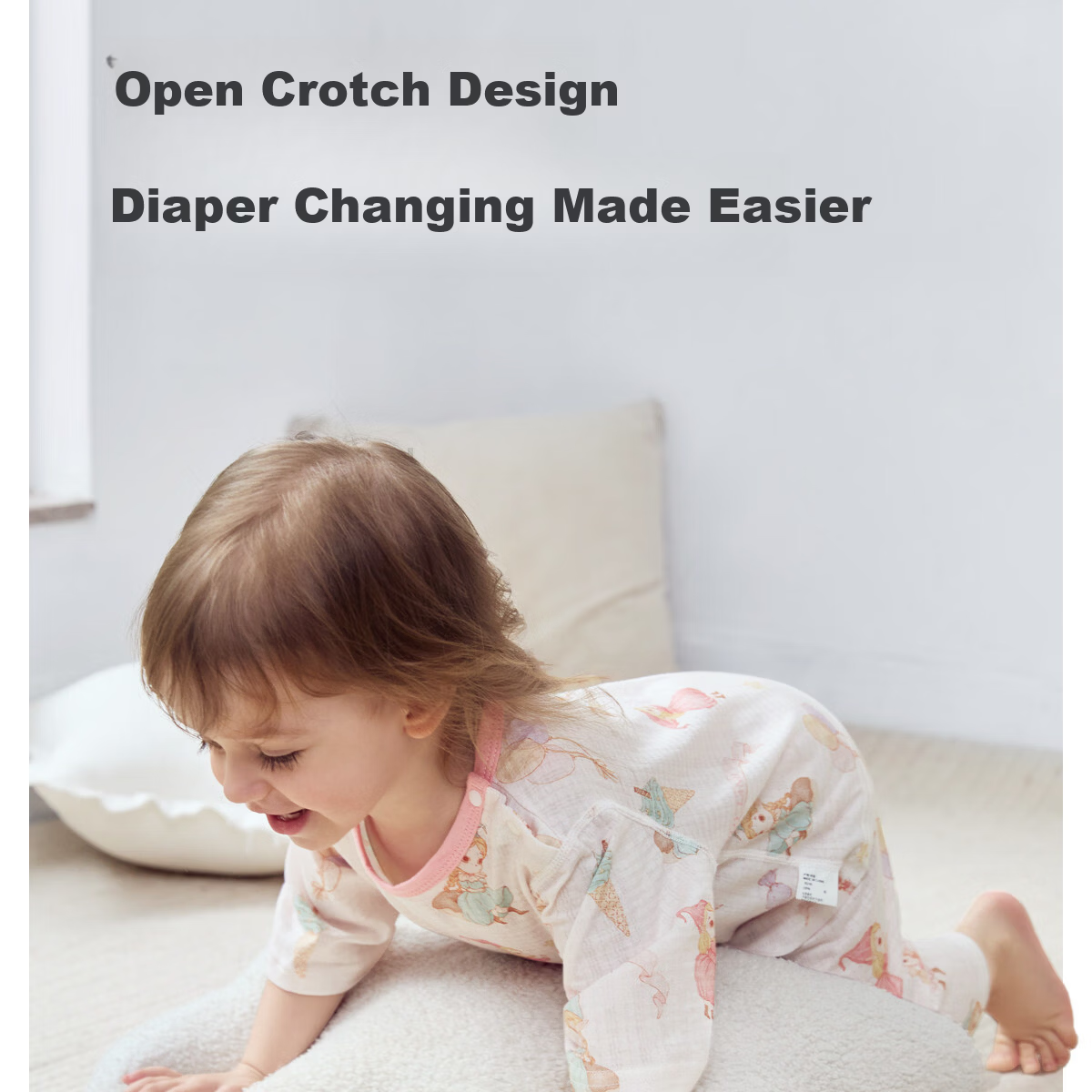 JOYNCLEON Baby Pajamas Pure Cotton Class A Summer Thin 3/4 Sleeve Air Conditioning Children's Homewear Set JTz176219 9