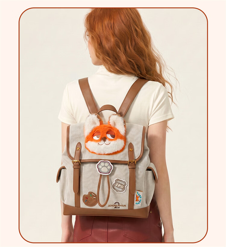 Disney Zootopia Large Capacity Women's Backpack Gift Box Birthday Present for Girls 12