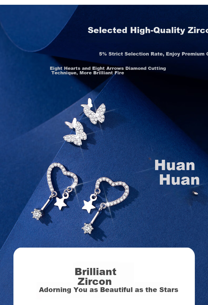 MOLADY Weekday Earrings for Women Luxury Niche High-End Feel 2026 New Birthday 520 Valentine's Day Gift for Girlfriend Wife 5