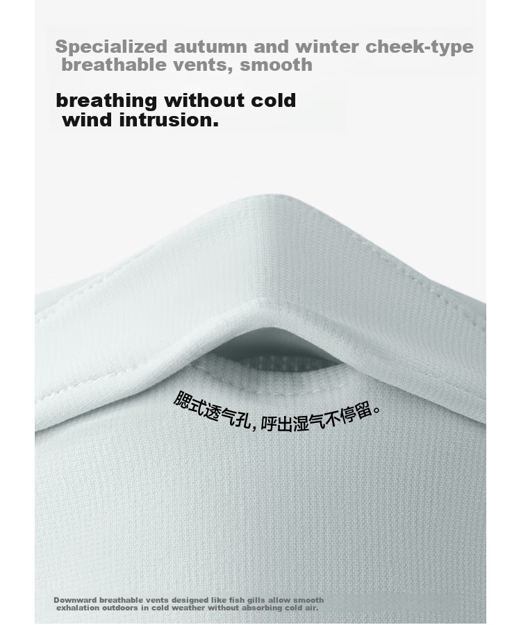 Beneunder Winter Men's Cold-Resistant Warm Mask Cycling Windproof Face Mask Women's Sun Protection High-Quality Fleece Warm Mask 17