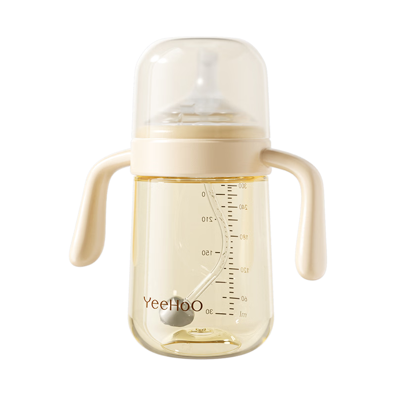 YEEHOO Duck-Billed Cup for Learning to Drink Water, Baby Sippy Cup with Straw, Anti-Choking Design for Young Infants, Suitable for 6 Months And Above