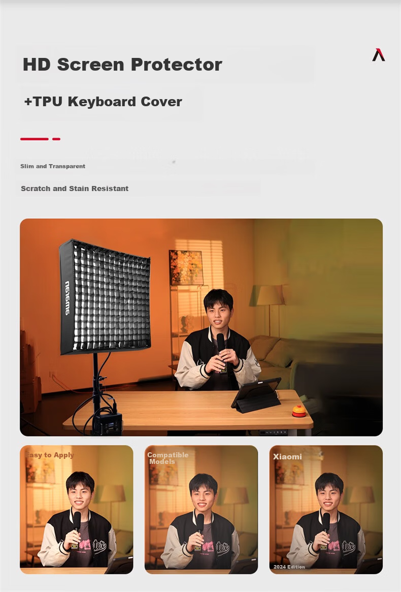 AMARAN F22x Bi-Color Flexible Foldable LED Video Light Softbox for Live Streaming and Professional Studio Lighting 7