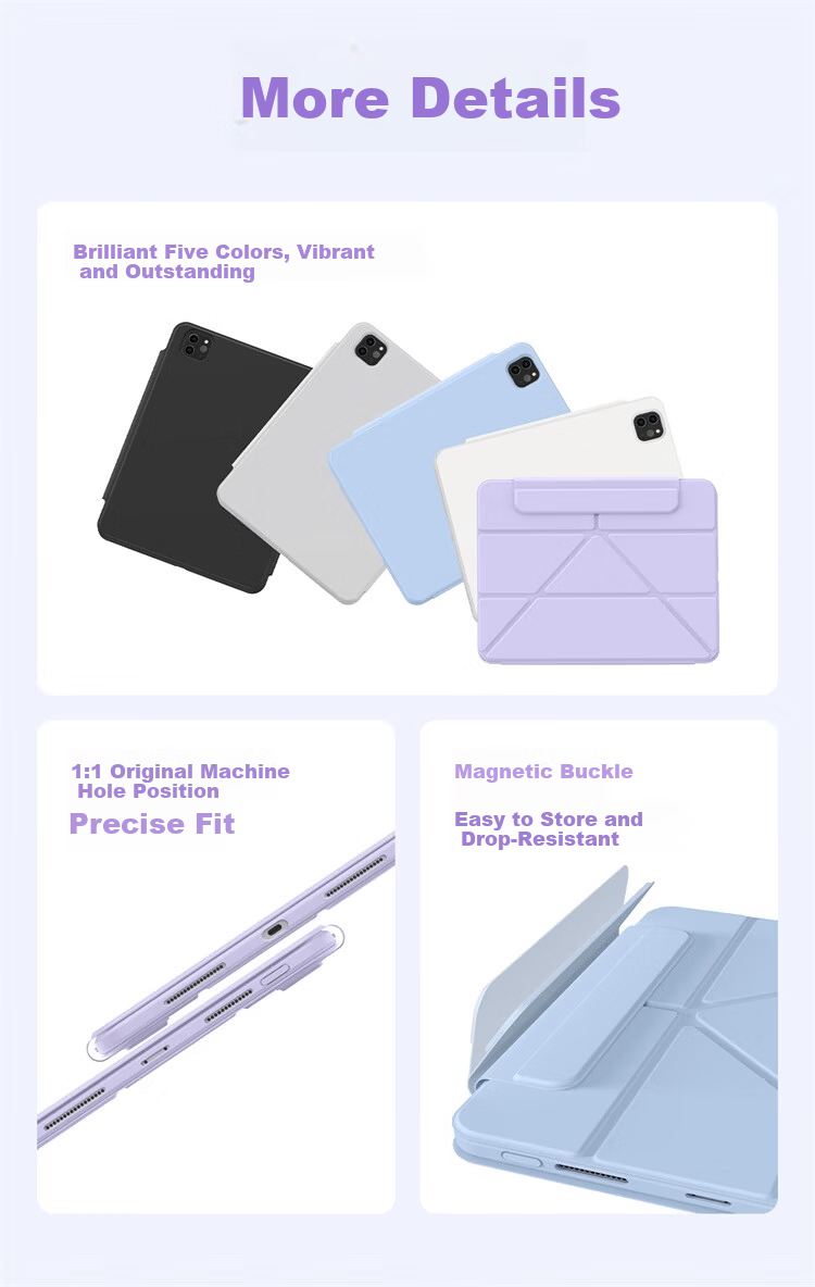 Baseus iPad Pro Case Apple Tablet Protective Cover [Heightened Design | Magnetic Detachable] Compatible with 2025/24 iPad Pro 13-inch 26