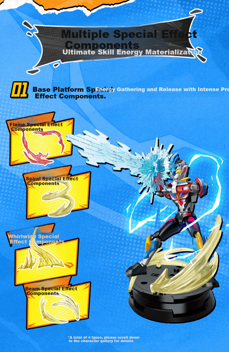 Keeppley Building Blocks Ultraman ZERO Infinite Edition Series 5 - Tribute to Glory Toy Birthday Gift for Boys Single Box 5