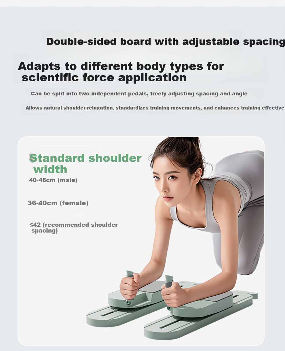 PROIRON Ab Wheel Split Abdominal Board Multifunctional Ski Machine Pelvic Floor Muscle Trainer Crunch Pilates Equipment 6