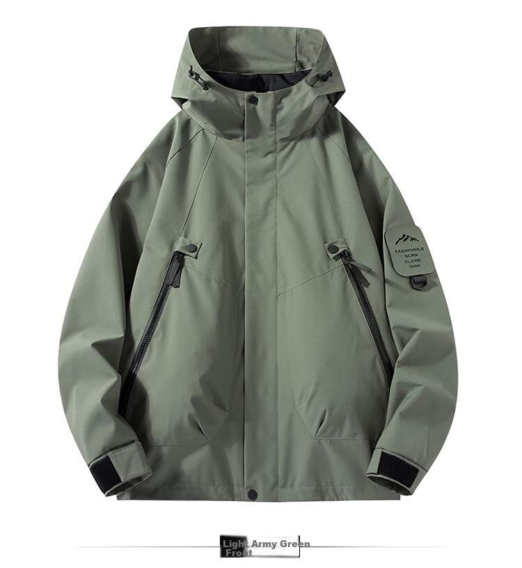 Romon Outdoor Hooded Softshell Jacket Unisex Spring Autumn Couple Dopamine Windproof Waterproof Mountaineering Coat 20