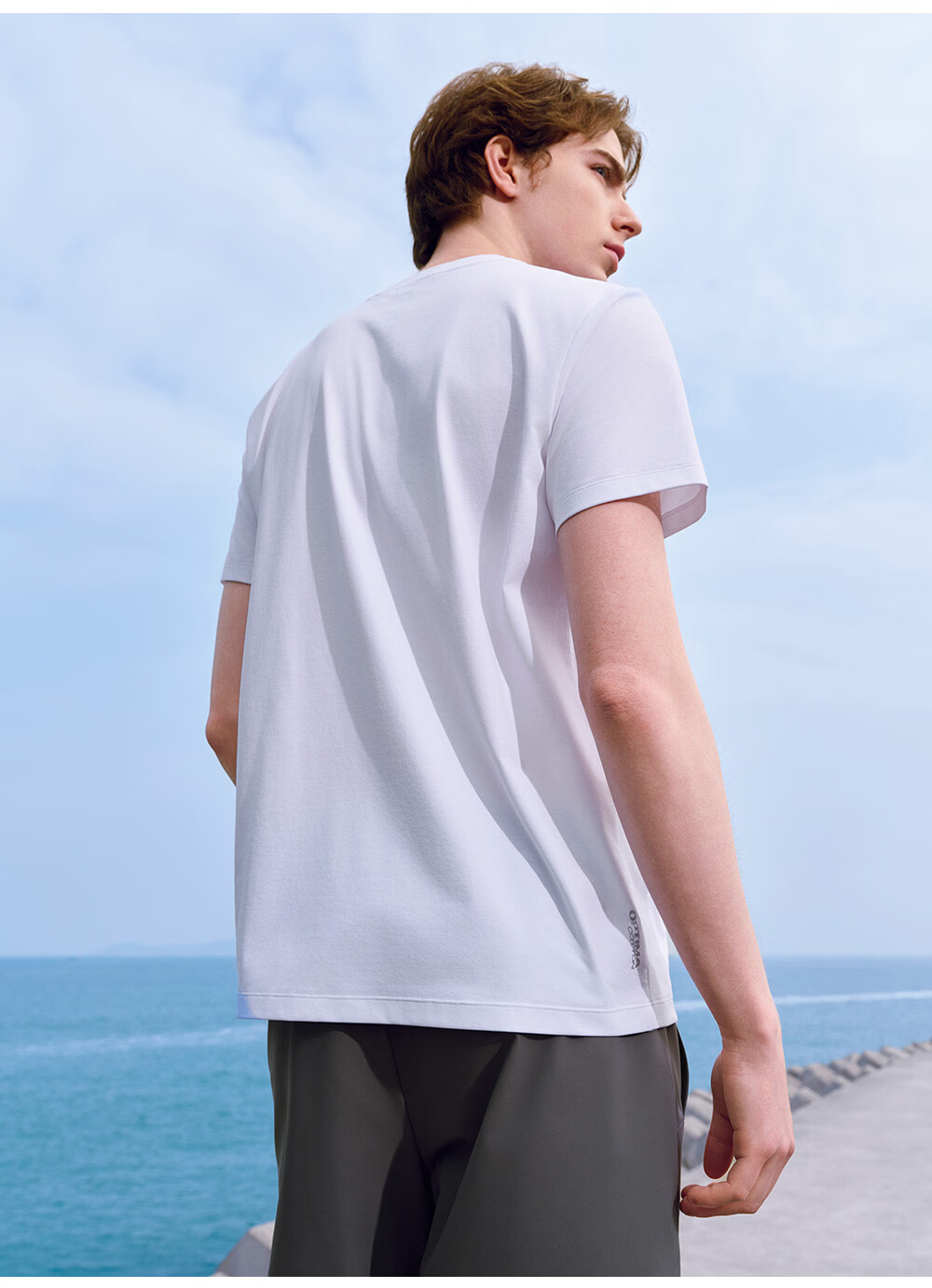 FILA Official Men's Knitted Short Sleeve Shirt 2026 Summer Fitness Sports Basic Moisture-Wicking Quick-Dry T-Shirt 25