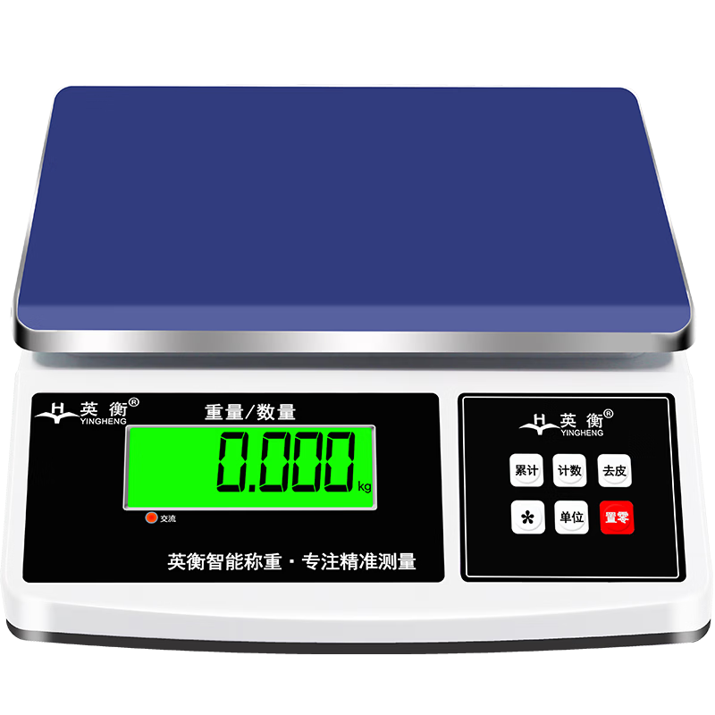 Yingheng Industrial Precision Electronic Scale, High-Accuracy Electronic Platform Scale, Kilogram Scale, 6kg Capacity, 0.1g Resolutio