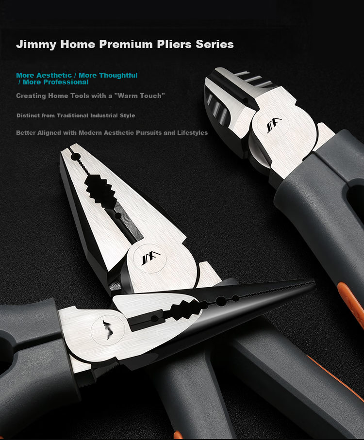 Jimmy Home 6-Inch Tiger Pliers Steel Wire Multi-Function Industrial Grade Effort-Saving Cutting Pliers Tool JM-G1606N 1