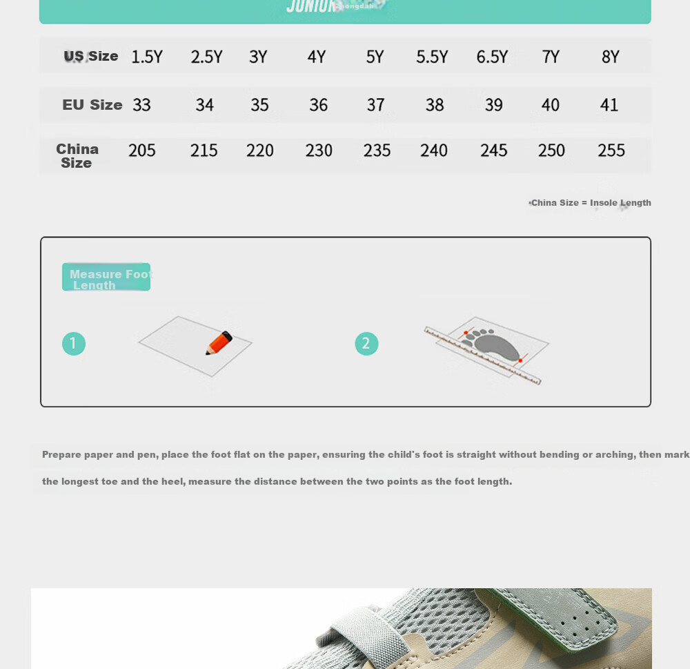 Anta Kids Boys Summer Breathable Lightweight Slip-On Beach Shoes A12526945H 16