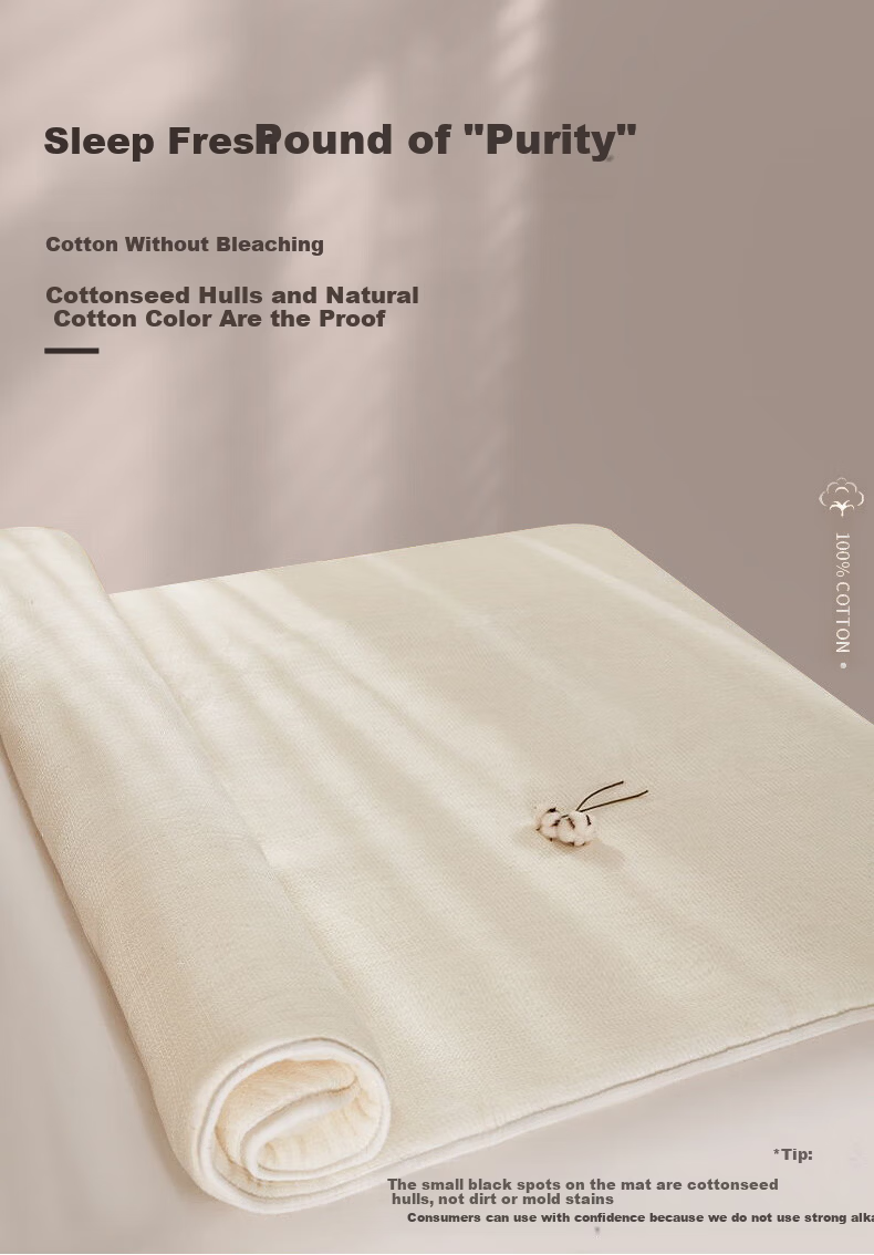 Era of Simplicity 100% Xinjiang Long-Staple Cotton Quilt Four Seasons Cotton Comforter Spring and Autumn Quilt 4 Jin 150*200cm 7