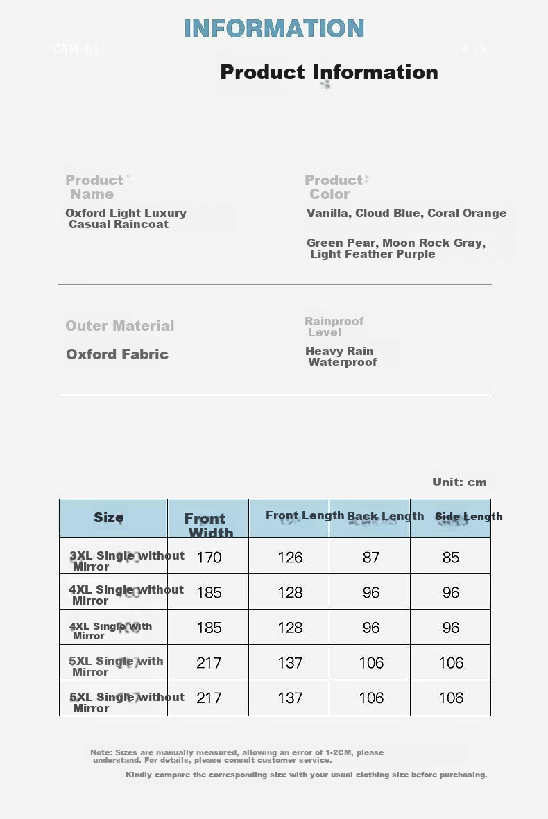 Beimei Raincoat for Electric Scooters And Bicycles, Adult Long Full-Body Heavy-Duty Waterproof Poncho for Single Or Double Riders, Thickened And Enlarged Design for Men And Wome 8