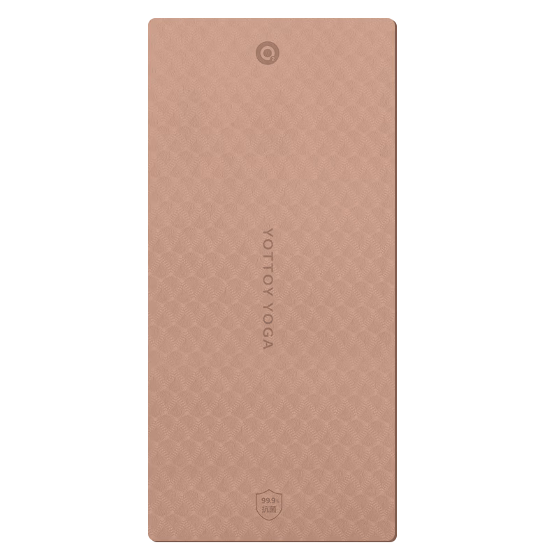 Yottoy Antibacterial Yoga Mat for Women and Pregnant Women, Thickened Shock-Absorbing Silent Non-Slip Fitness Exercise Mat for Home Use
