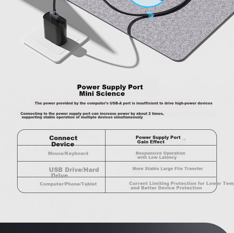 HP Docking Station Type-C to USB Hub High-Speed 3.0 Splitter Expansion Dock Apple Computer Adapter USB Extension Cable CT210 Black 8