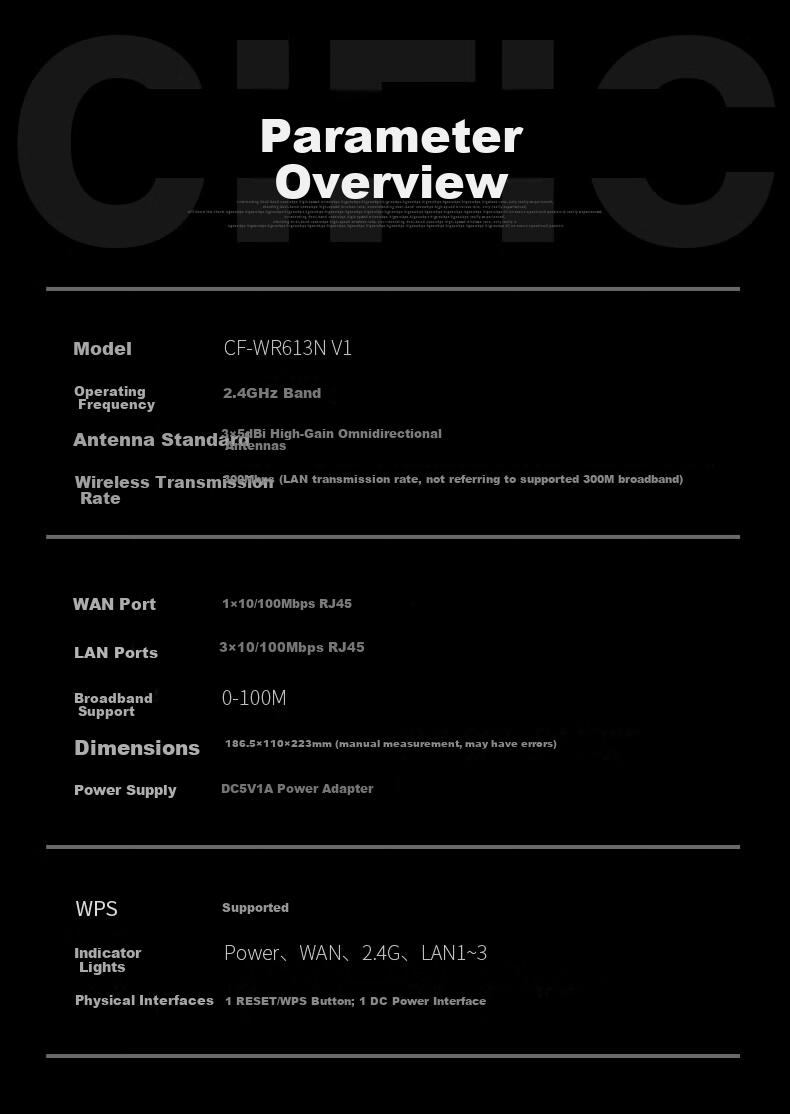 COMFAST AX3000 Dual-Band WiFi 6 Wireless Router for Home Use, Hisilicon Dual-Core Chip High-Speed 5G Network Mesh Networking Wall-Penetrating King WR631AX V2 12