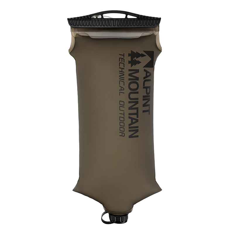 ALPINT MOUNTAIN TPU Portable Foldable Double-Opening Outdoor Water Bag for Hiking Camping Cycling