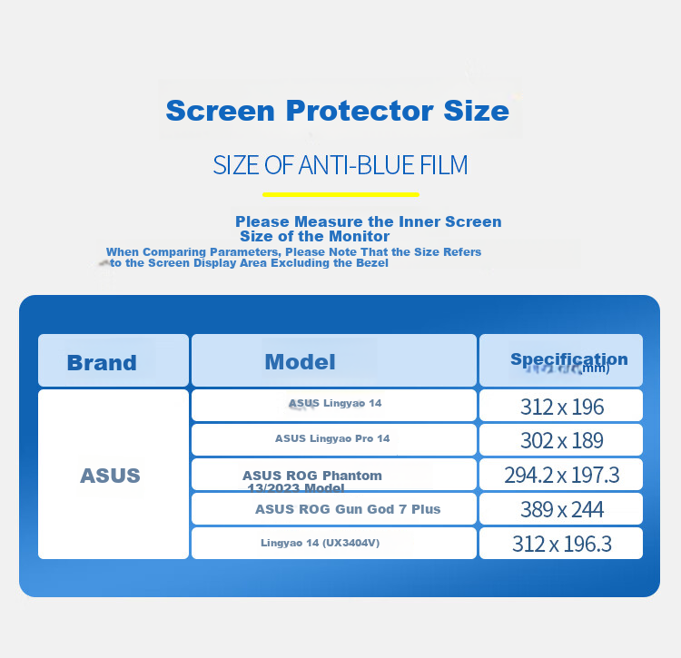JPLAYER Keyboard Cover and HD Screen Protector Set for ASUS ROG Strix Scar 8 Plus/7 Plus Laptop 18-inch 2023 Model High Transparency Scratch-Resistant Easy Application 1