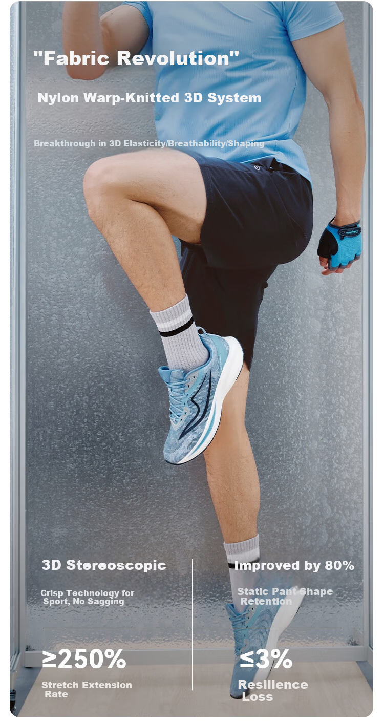 JD Jingzao Men's Sports Shorts Five-Point Stretch Breathable Quick-Dry Running Casual Pants Spring Dark Gray S 13