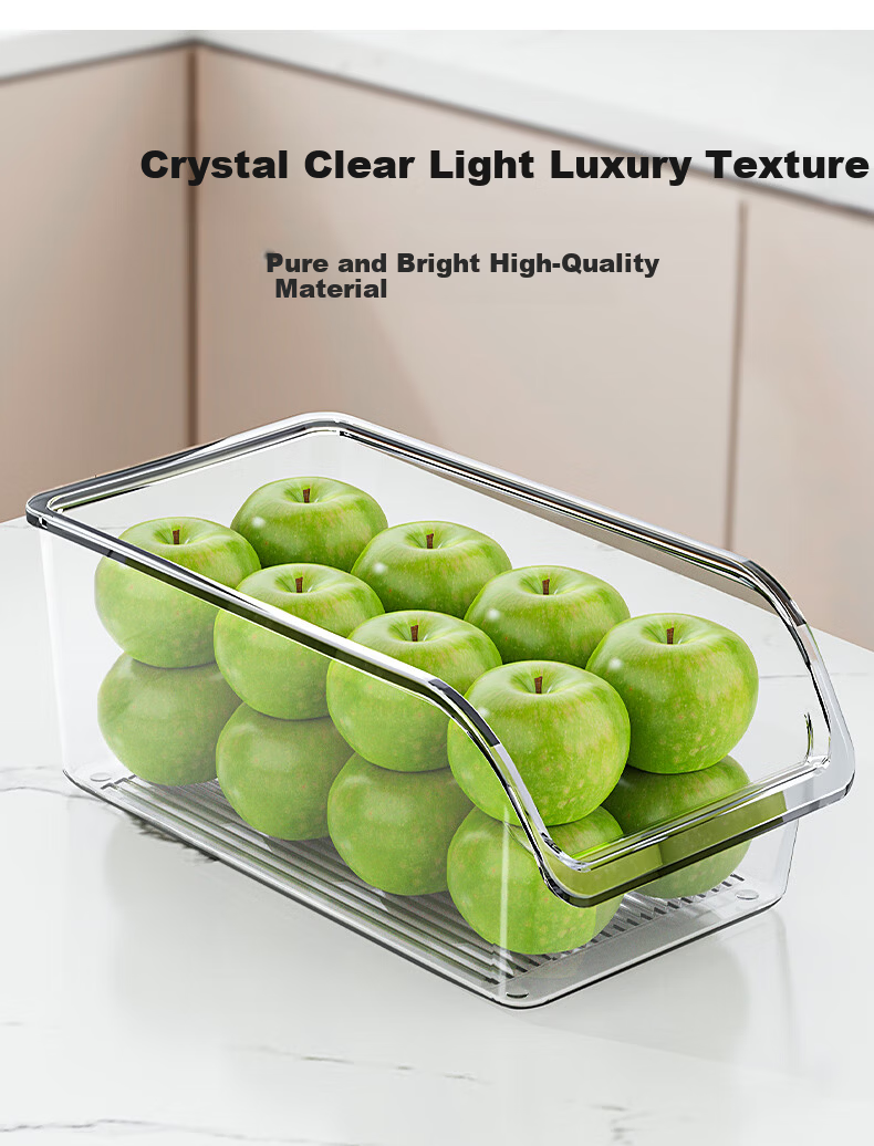 Newair Refrigerator Storage Box Fresh-Keeping Organizer Kitchen Vegetable Egg Food Freezer Drawer Container 7