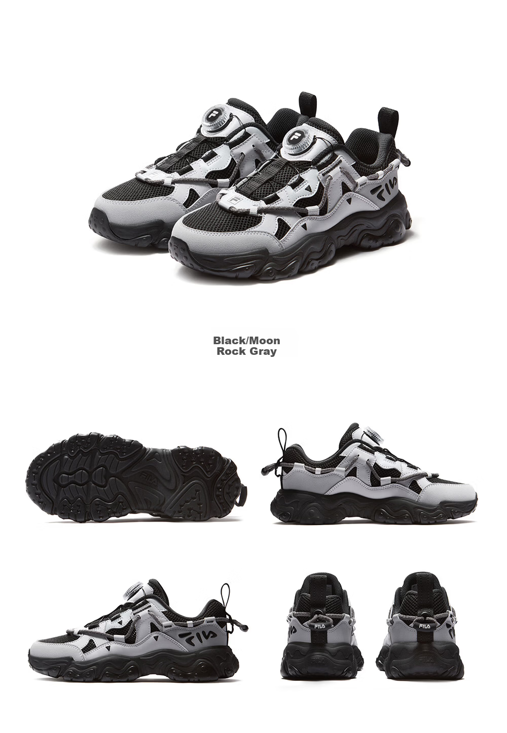 FILA Kids Running Shoes 2026 Summer Boys Girls Youth Sports Cat Claw Sneakers 31
