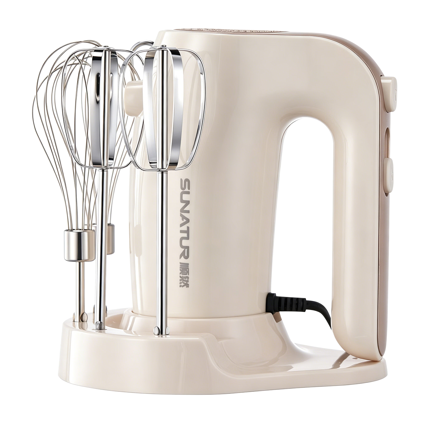 Shunran Electric Handheld Egg Beater 350W High Power Multifunctional Kitchen Baking Cake Mixer SR-1835C Six Sticks