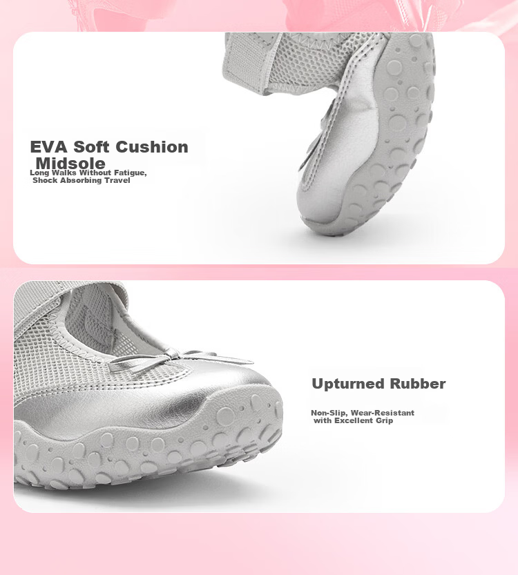 Balabala [balaOne] Children's Sports Shoes Girls' Shoes 2026 Summer Elegant Ballet Shoes 6